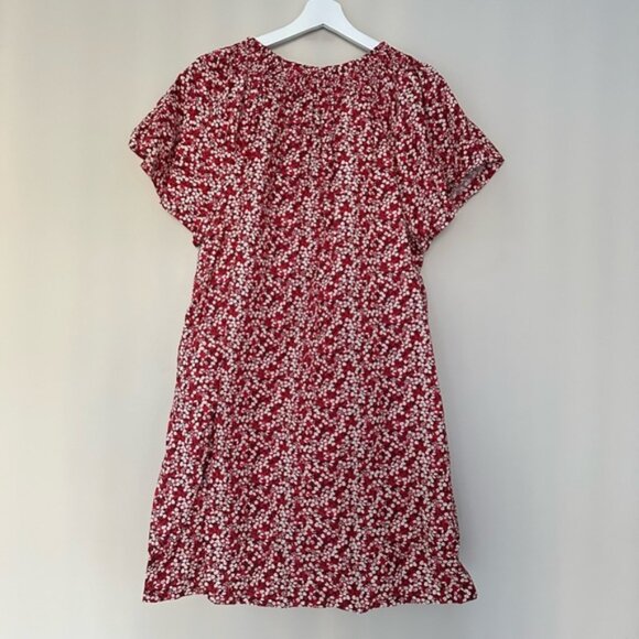APIECE APART Red Deia Floral Mini Dress size L - Picture 8 of 8